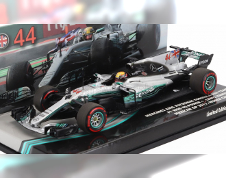 MERCEDES-BENZ GP F1  W08 Eq Power+ Team Mercedes Amg World Champion №44 Mexico Gp (2017) Lewis Hamilton, Black Silver