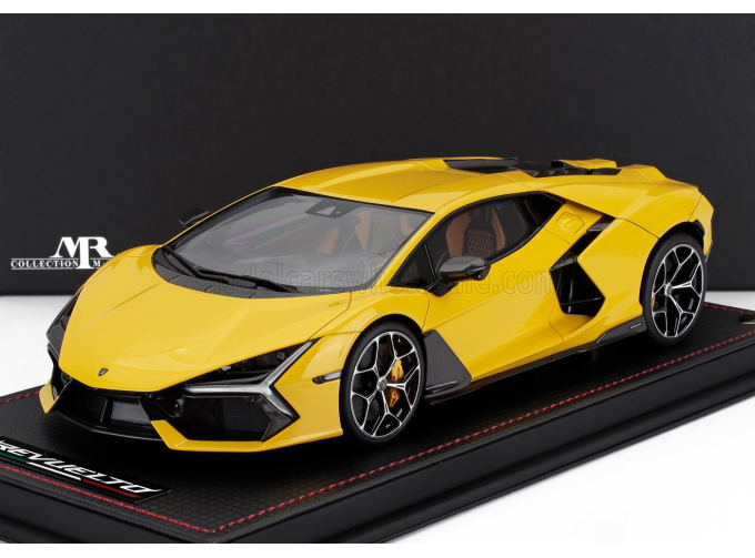 LAMBORGHINI Revuelto Hybrid 2023 - Con Vetrina - With Showcase, Giallo - Yellow