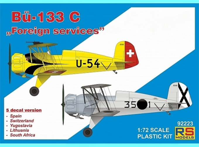 Сборная модель Bucker 133 C "Foreign services"