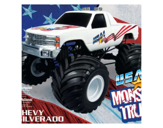 Сборная модель USA-1 Monster Truck 2T, plastic modelkit