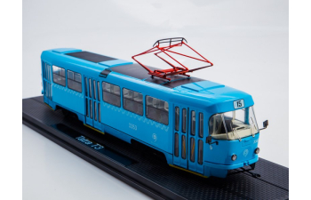 Трамвай TATRA-T3SU, синий