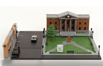 DIORAMA Back to the Future Nano Scene Hill Valley Courthouse