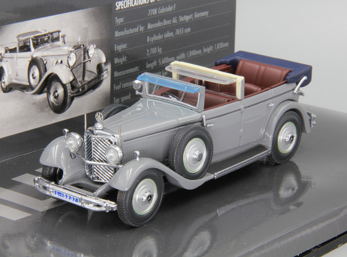 MERCEDES-BENZ 770K Cabriolet F Kaiser Wilhelm II (1931), grey