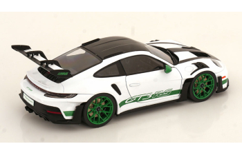 PORSCHE 911 (992) GT3 RS / Tribute to Carrera RS Package (2024), white / green / black