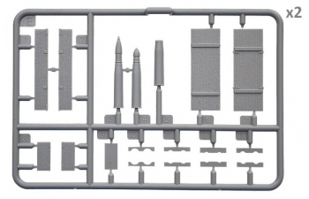 Сборная модель Аксессуары SOVIET AMMO BOXES WITH SHELLS