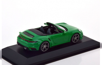 PORSCHE 911 (992) Turbo S Convertible (2020), green