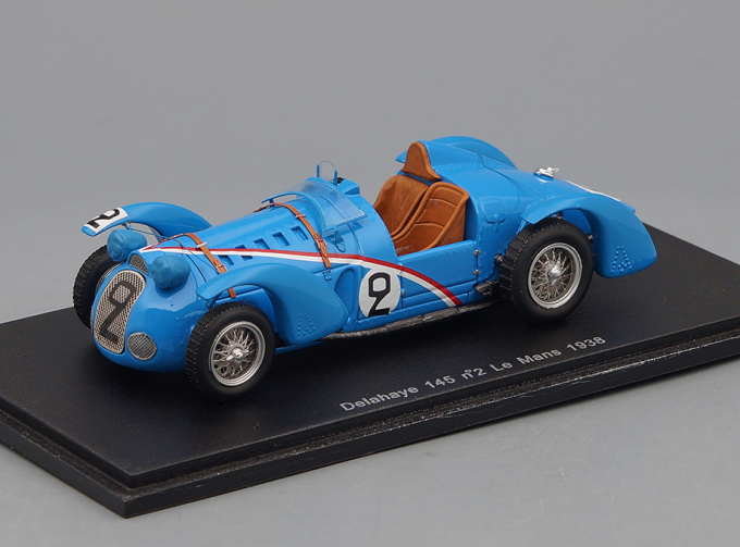 DELAHAYE 145 #2 G.Comotti - A.Divo Le Mans (1938), blue