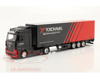 MERCEDES-BENZ Actros Gigaspace c полуприцепом "Yokohama Motorsports" 2020 Black/Red