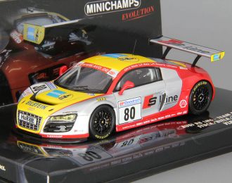 AUDI R8 LMS VLN Nurburging (2009), silver / red / yellow