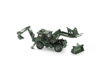 JCB HMEE EU Military Backhoe, green