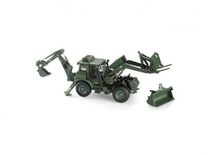 JCB HMEE EU Military Backhoe, green