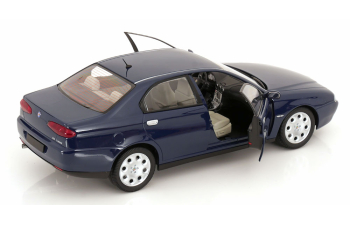 ALFA ROMEO 166 2.0 Twin Spark (with Decals Comando Carabinieri - Comando Gdf E Civile) (1998) - Police (lampeggiante Applicabile Con Biadesivo - Flashing Light With Double-sided Tape), Blue