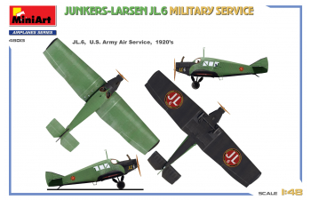 Сборная модель JUNKERS Larsen Jl.6 Military Service Airplane 1942