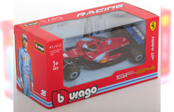 FERRARI F1 Sf-24 Team Scuderia Ferrari №16 3rd Miami Gp (2024) Charles Leclerc, Red Black Light Blue