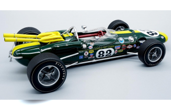 LOTUS Type 38 №82 Winner Indianapolis Indy 500 (1965) Jim Clark, Green Yellow