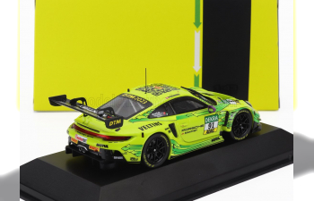 PORSCHE 911 992 Gt3 R Team Manthey Racing №91 Winner Dtm Season (2023) Thomas Preining, Yellow Green