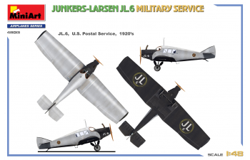 Сборная модель JUNKERS Larsen Jl.6 Military Service Airplane 1942