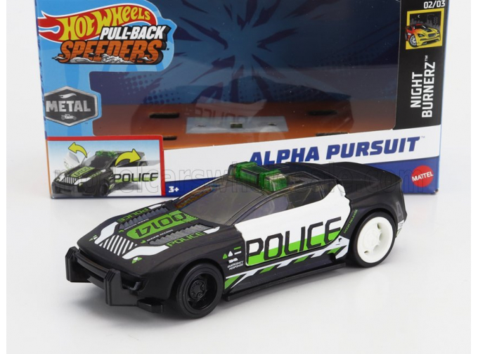 SPEEDERS Alpha Pursuit Police, Black
