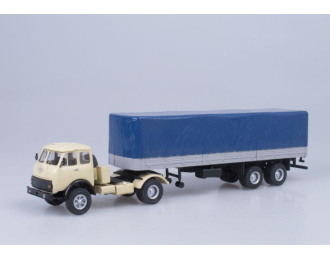 Минский-5429 (поздняя облицовка радиатора), (бежевый) с полуприцепом