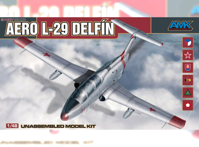 Сборная модель Самолет Aero I-29 Delfin