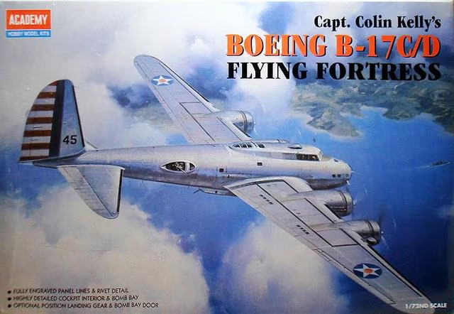 Сборная модель Capt. Colin Kelly's Boeing B-17C/D Flying Fortress
