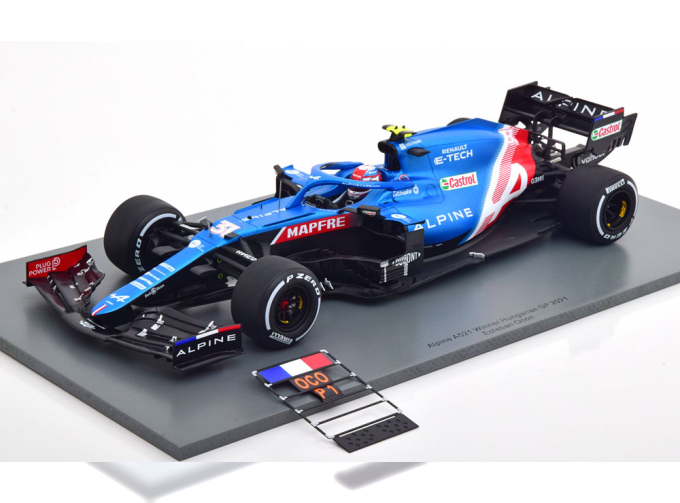 ALPINE A521 Esteban Ocon Winner Hungary GP (2021)