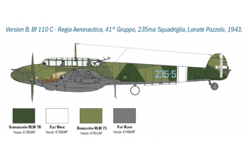 Сборная модель Bf 110 C/D