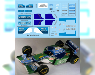 Набор декалей Formula 1 Auto Collection №3 (Benetton B194)