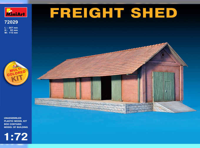 Сборная модель Наборы для диорам FREIGHT SHED