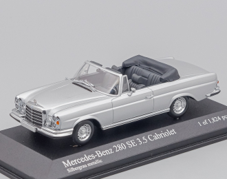 MERCEDES-BENZ 280 SE 3.5 Cabriolet W111 (1970), silver