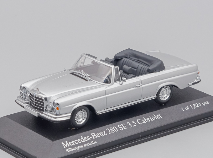 MERCEDES-BENZ 280 SE 3.5 Cabriolet W111 (1970), silver