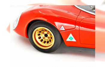 ALFA ROMEO 33 Coupe Stradale Museum Version (1967), красный