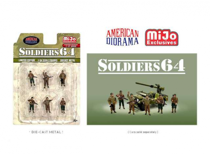 Soldiers 64 Figure set, various