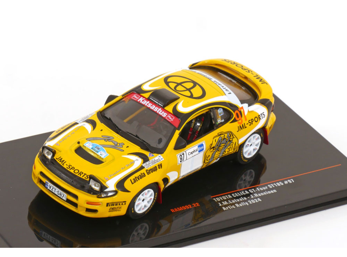 TOYOTA Celica GT 4 Turbo (ST 185) №97 J.M.Latvalla/J.Hanninen Rally Artic Lapland (2024), yellow