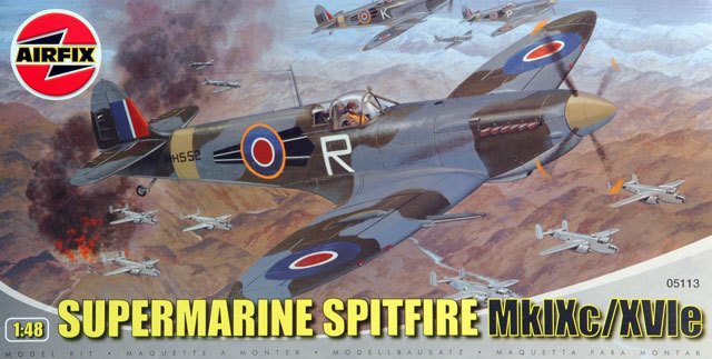 Сборная модель Британский истребитель Supermarine Spitfire MK.IXc