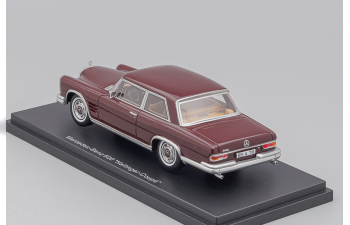 MERCEDES-BENZ 600 Nallinger Coupe (1963), dark red