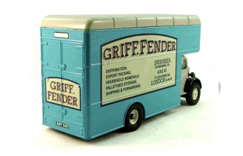 BEDFORD O-series Pantechnicon "Griff. Fender", Classics 1:43, бежевый с голубым