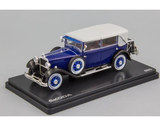 SKODA 860 1932 modrá, blue