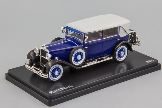 SKODA 860 1932 modrá, blue
