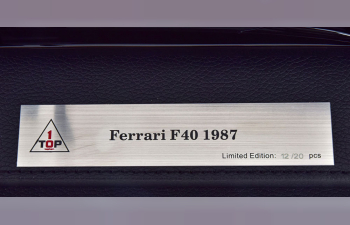 FERRARI F40 High End Resin Model (1987), black