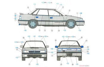 Сборная модель Subaru Legacy RS