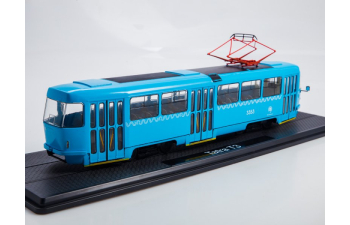 Трамвай TATRA-T3SU, синий