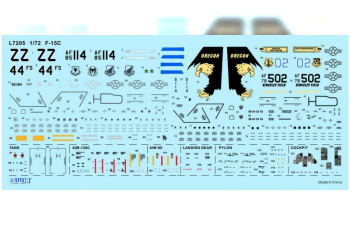 Сборная модель F-15C MSIP II USAF & ANG