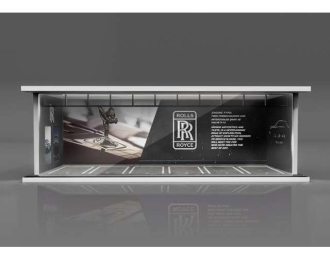 Parking Garage *Rolls Royce with light*, black/white