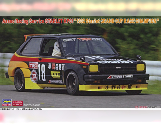 Сборная модель TOYOTA Kp61 Starlet Team Asano Racing Service N 18 Grand Cup Race Champion 1982