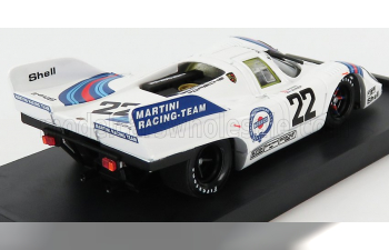 PORSCHE 917k Team Martini Racing N 22 Winner 24h Le Mans 1971 H.marko - G.van Lennep, White Blue Red