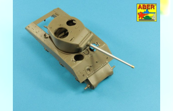 Металлический ствол для U.S 76 mm M1A2 barrel with thread protector for Sherman M4 series tanks with M62 mount