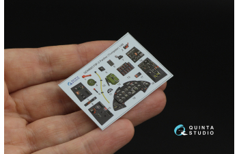 3D Декаль интерьера кабины F9F-3 Panther (Trumpeter)