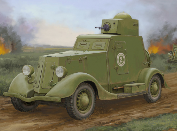 Сборная модель Soviet BA-20 Armored Car Mod.1939