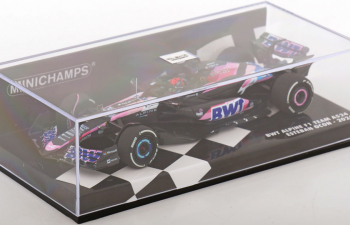 ALPINE F1 A524 Team Bwt Alpine №31 Season (2024) Esteban Ocon, Black Blue Pink
